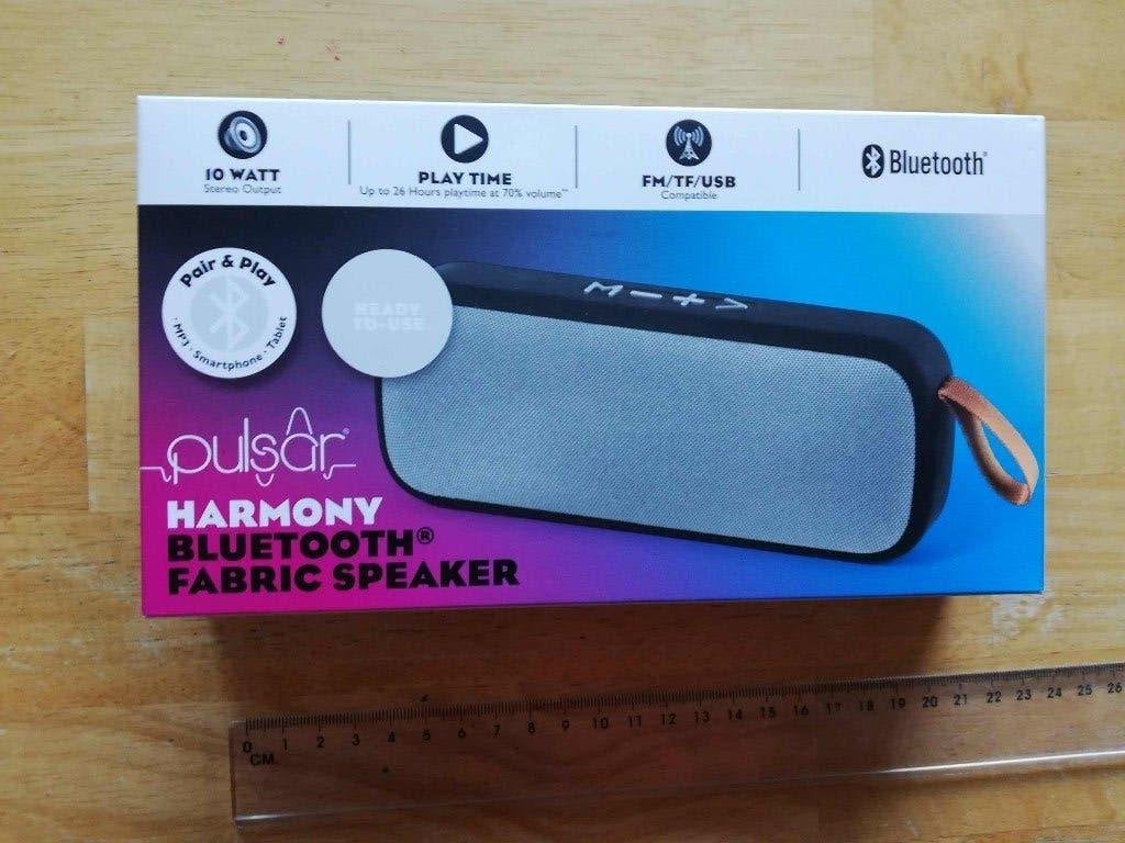 Bluetooth fabric speaker pulsar, nieuw, 5 euro, Audio, Tv en Foto, Ophalen of Verzenden, Bluetooth, Nieuw