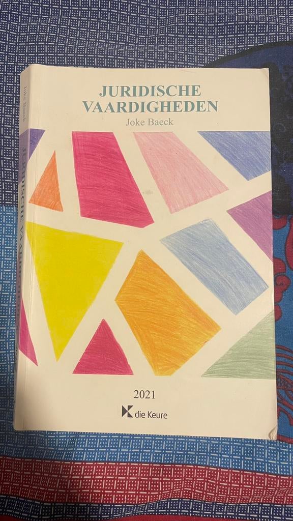 Juridische Vaardigheden (2021) - Joke Baeck, Ophalen of Verzenden, Gelezen, Overige niveaus, Overige vakken