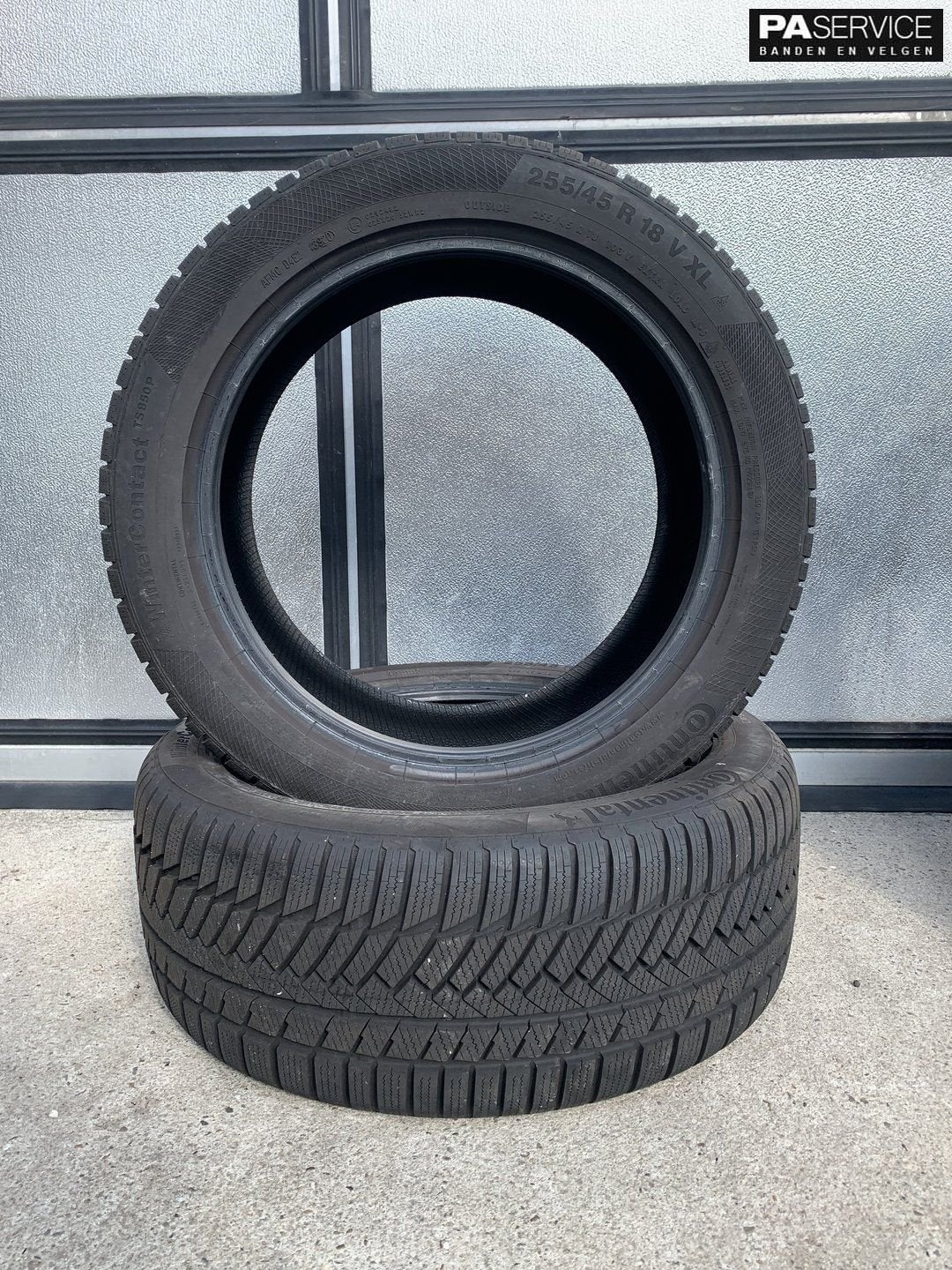2x Continental 255 45 18 winterbanden met 7,8 mm incl montag, Auto-onderdelen, Gebruikt, Velg(en), -, -