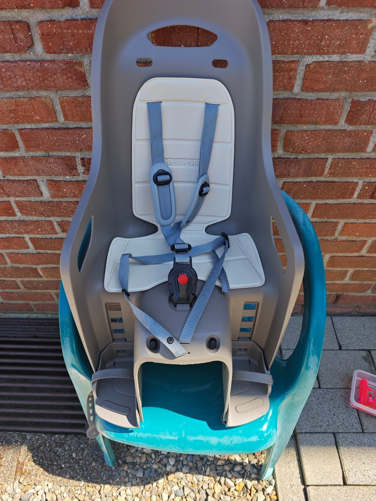 Zitstoel fiets + helm, Ophalen
