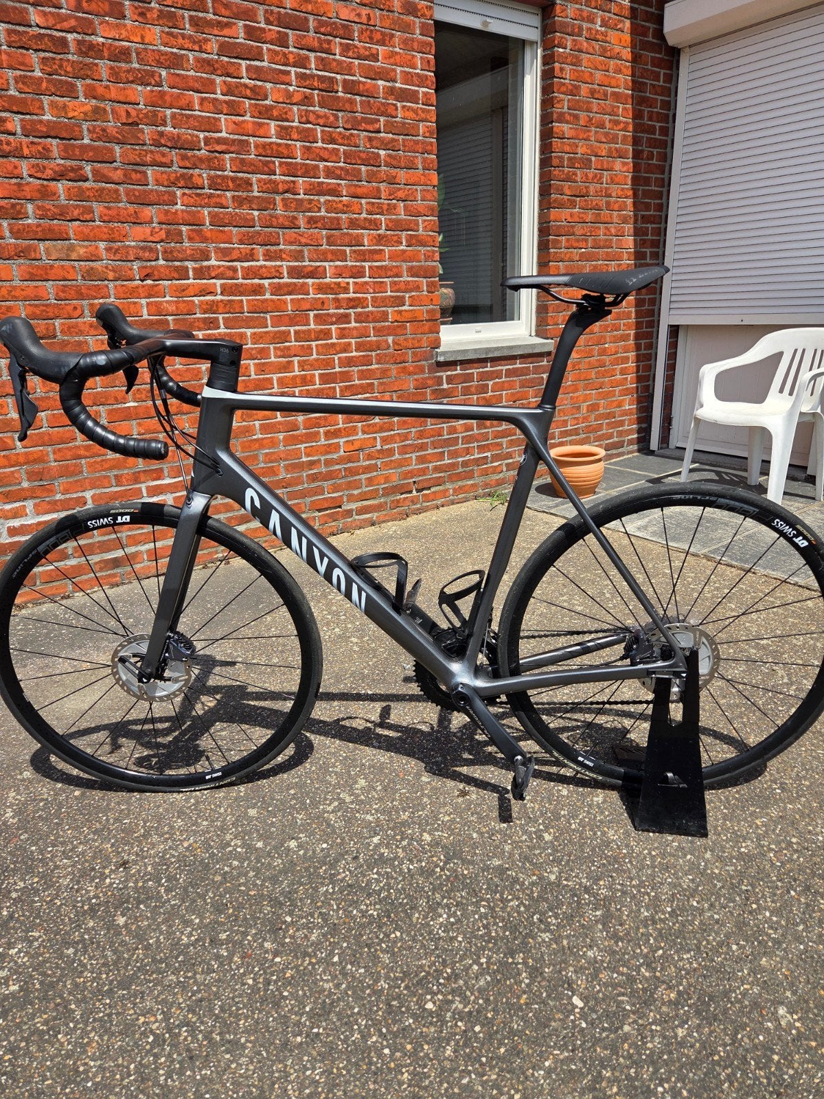 CANYON Ultimate CF SL Disc 8.0, grey metallic, XL ultegra, Vélos & Vélomoteurs, Autres marques, Comme neuf, Enlèvement, Hommes