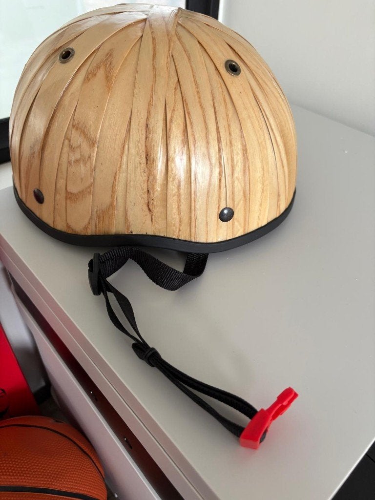 Casque de vélo en bambou - Fabriqué à la main /2 disponibles, Enlèvement ou Envoi, Neuf, M