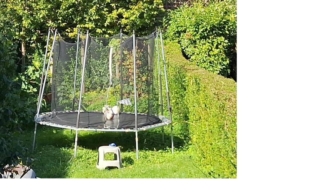 Trempoline decathlon 300-360cm, Enlèvement, Utilisé
