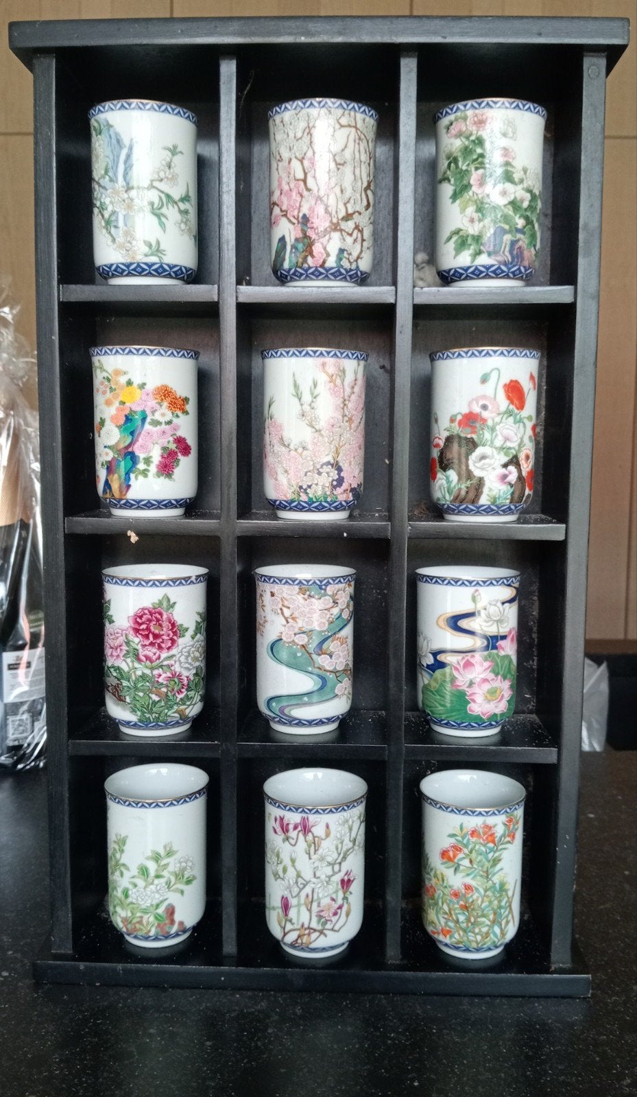 Prachtige Vintage Japanse Theekopjes Set ., Enlèvement