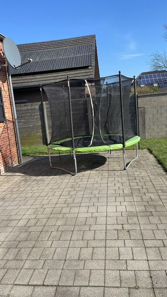 Enkel het Veiligheidsnet (met stangen) diam. 2,4 meter, Ophalen, Zo goed als nieuw