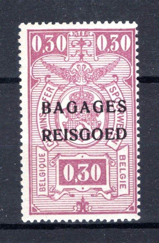 BA3 MNH** 1935 - Spoorwegzegels met opdruk "BAGAGES, Ophalen of Verzenden, Postfris, Postfris