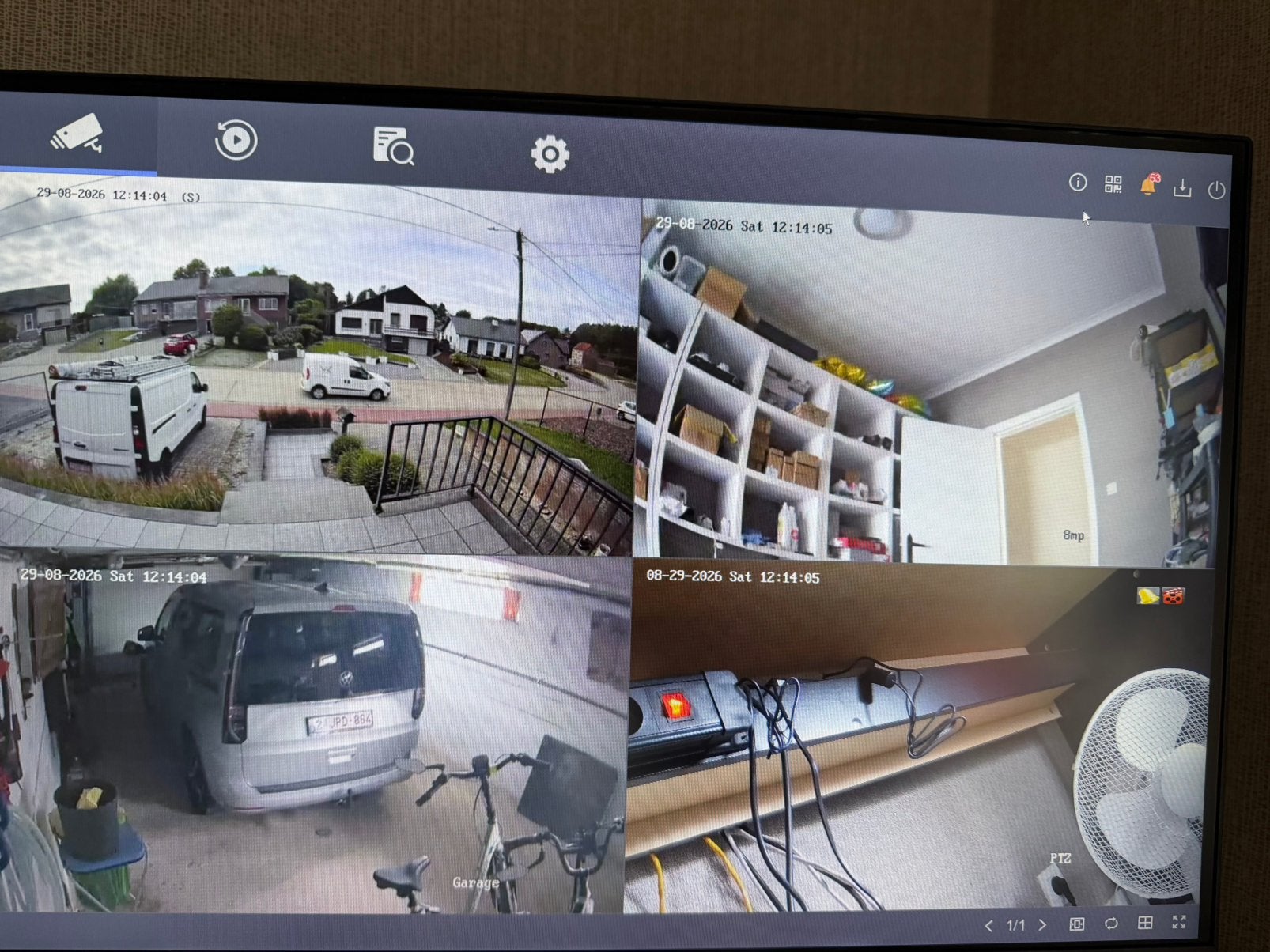 Volledige Hikvision camerabewaking en videofoon set!!!, Enlèvement, Comme neuf, Vidéo