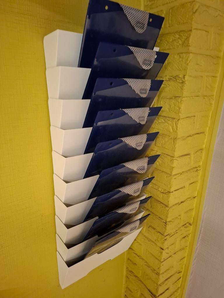 Werk order bak incl 9 mapen, Ophalen, Gebruikt