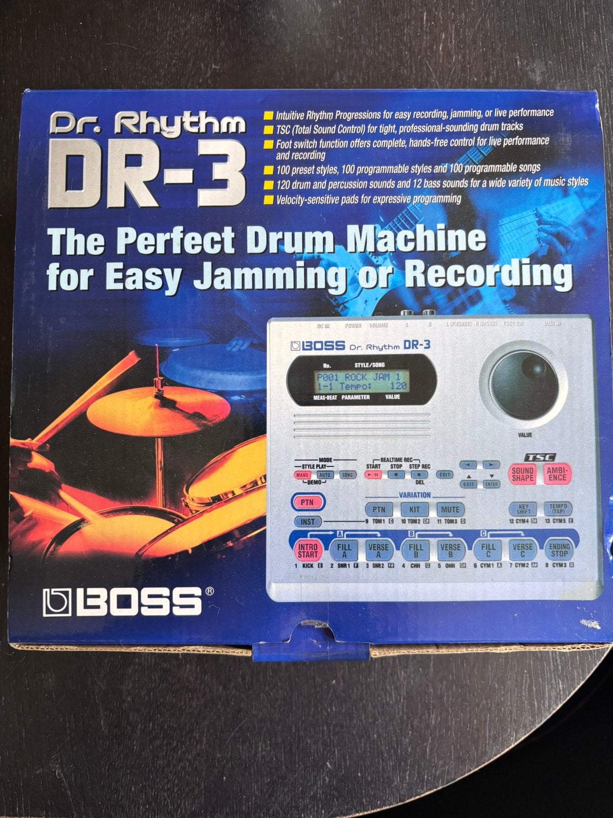 Boss DR-3 onberispelijke staat, Muziek en Instrumenten, Drumcomputers, Ophalen of Verzenden, Zo goed als nieuw, Boss
