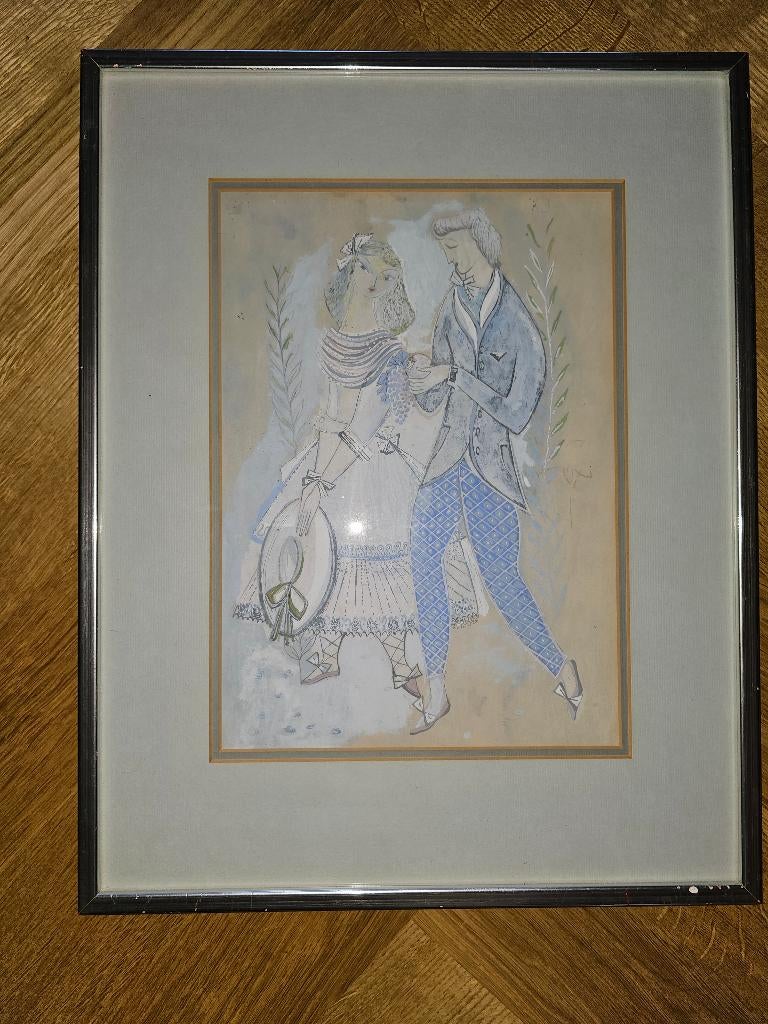Leo Gestel  Vroeg werk  Aquarel, Antiek en Kunst, Ophalen