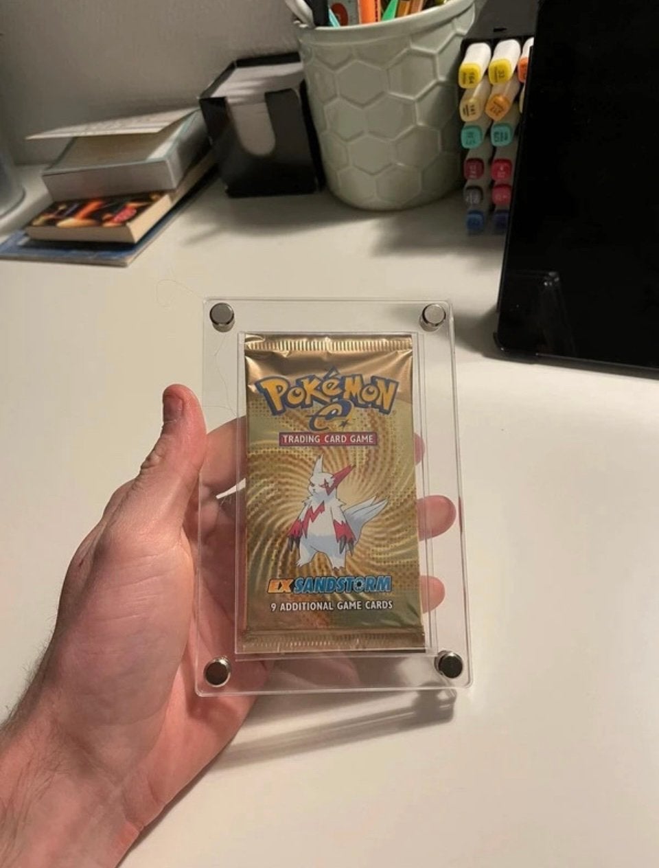 Booster Pokémon scellé Ex Tempète de sable en Anglais, Enlèvement, Comme neuf, Booster, Foil