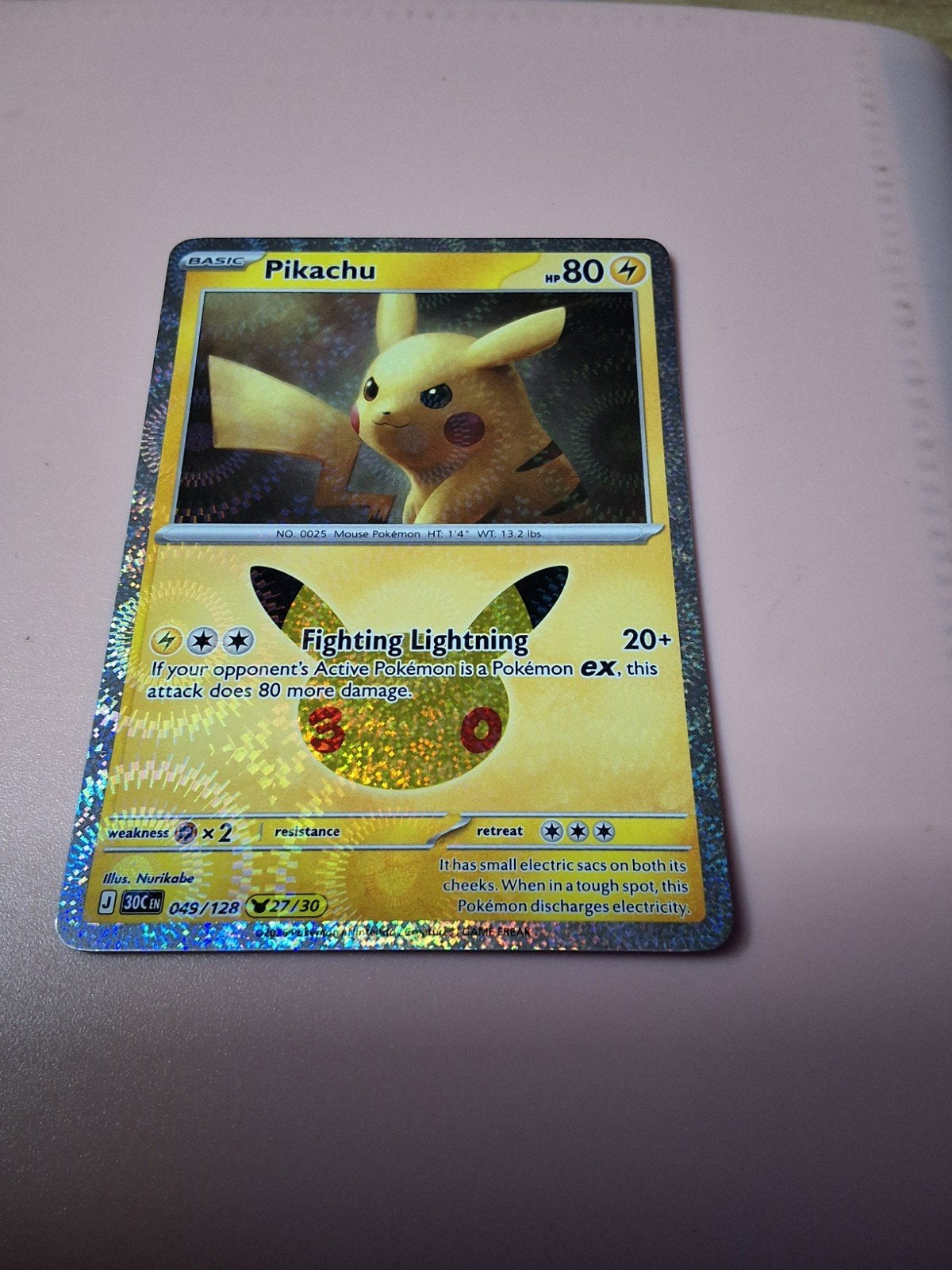 Pikachu 049/128, Hobby & Loisirs créatifs, Enlèvement