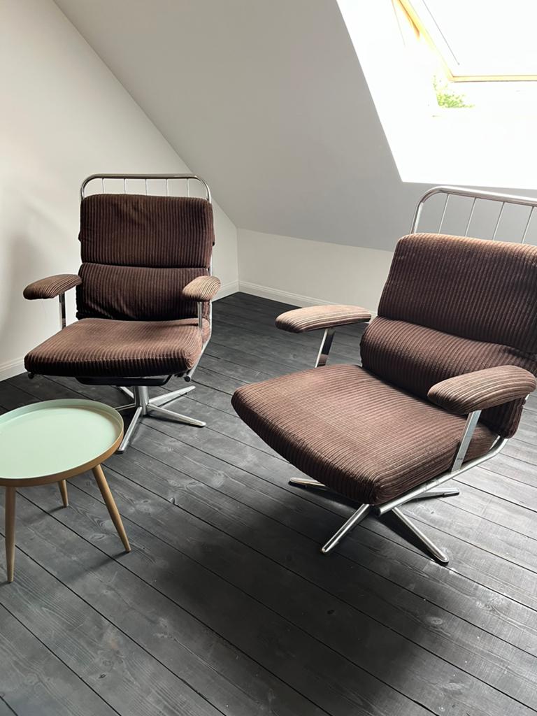 2 fauteuils relax vintage, Enlèvement, Comme neuf