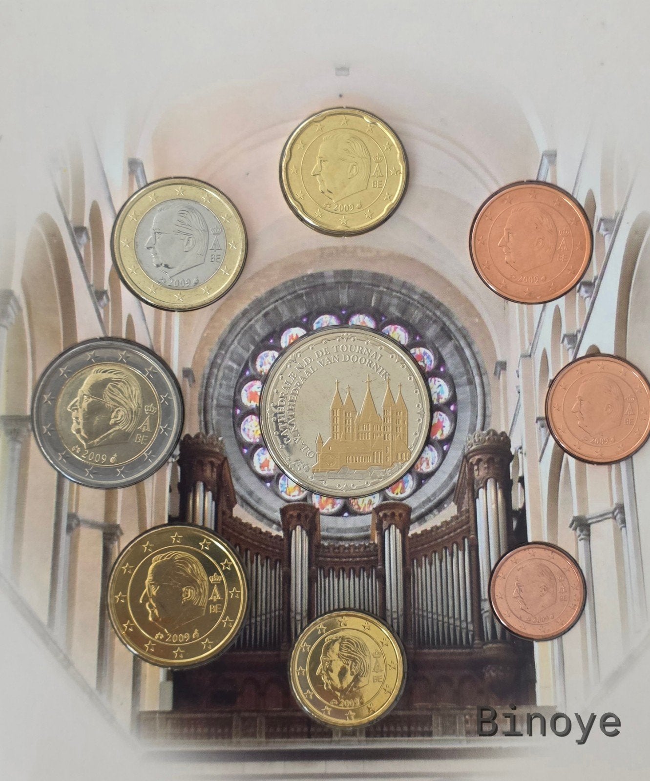 Belgique Euro FDC 2009 Tournai Médaille colorée Rare, Enlèvement ou Envoi, Belgique, Série