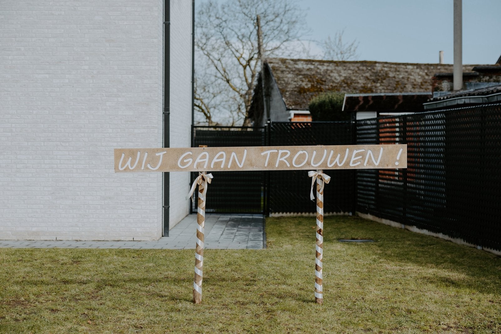 Trouw decoratie, Ophalen, Gebruikt
