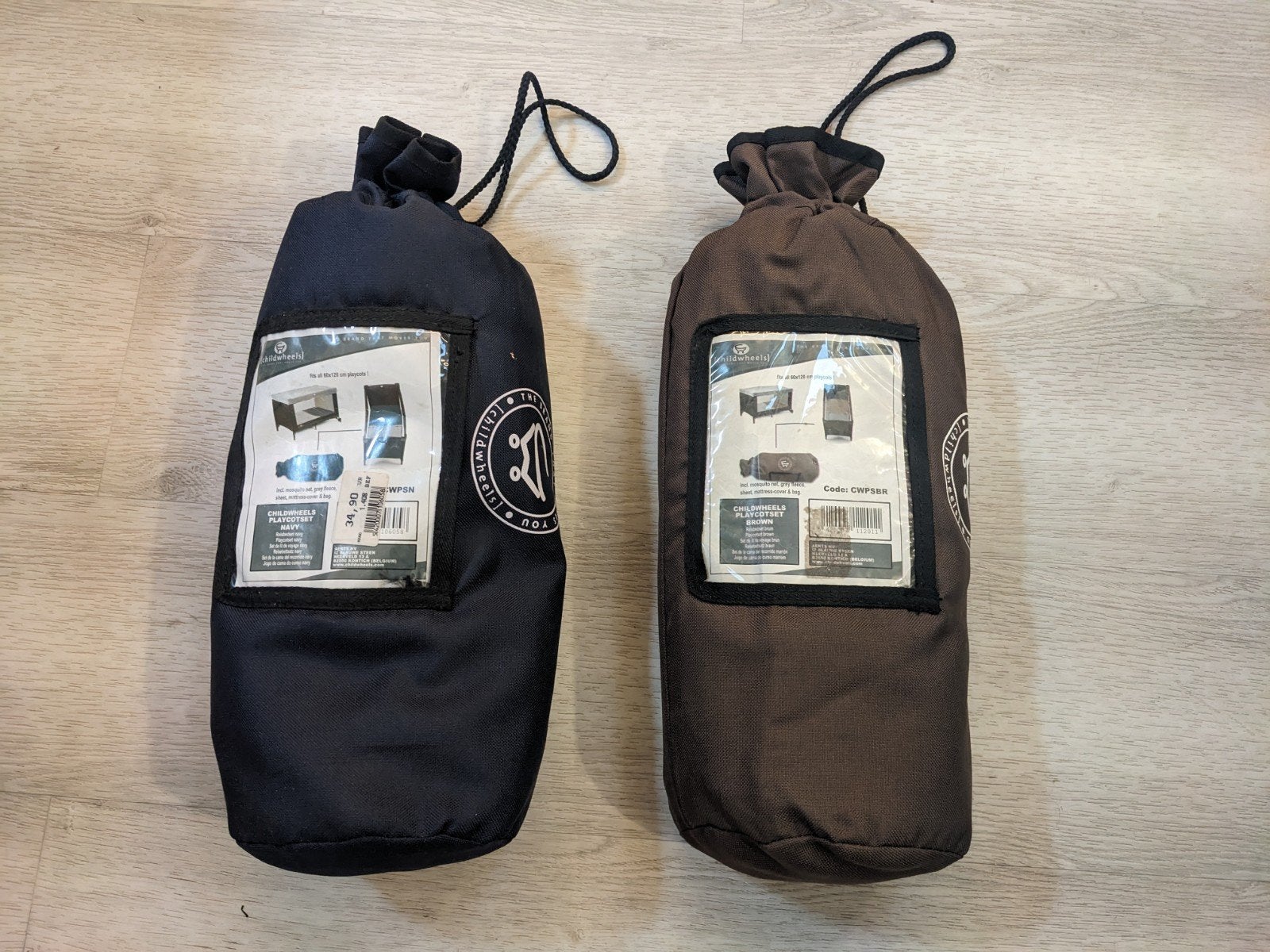 Childwheels Reisset beddengoed voor babybed/ reisbed - Nieuw, Kinderen en Baby's, Overige merken, Bruin, Jongetje of Meisje, Beddengoedset