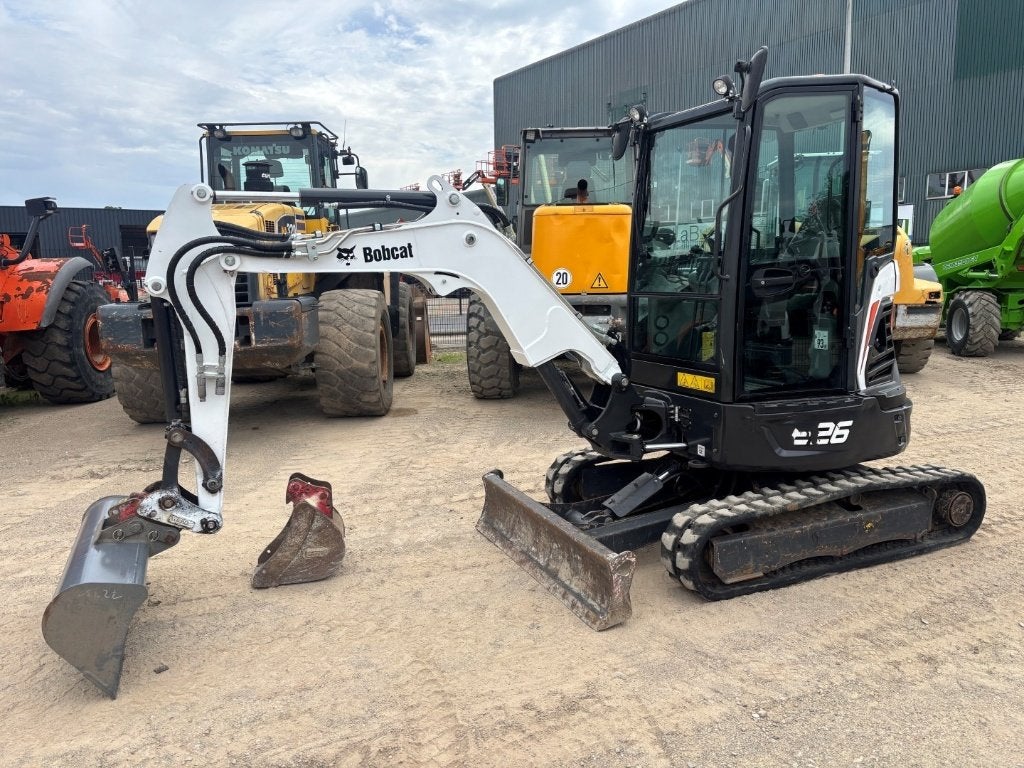 minigraver Bobcat E26 (1.097h), Ophalen, Graafmachine