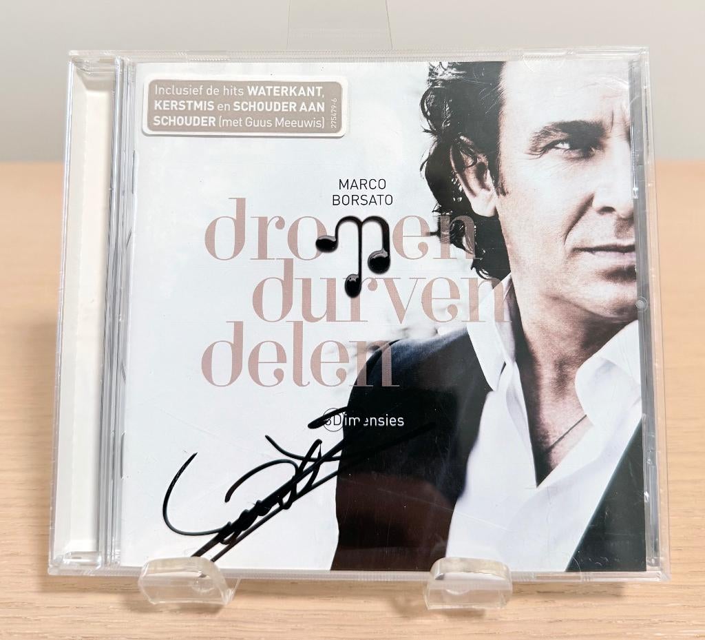 Marco Borsato / Dromen Durven Delen / 2010 / CD / Gesigneerd, Cd's en Dvd's, Cd's | Nederlandstalig, Zo goed als nieuw, Levenslied of Smartlap