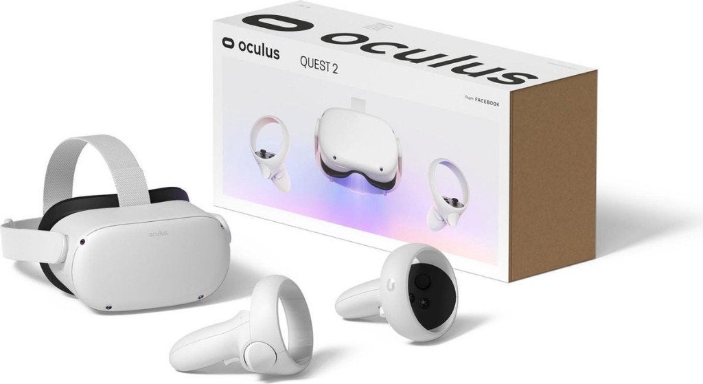 Oculus Quest 2 VR-bril 64GB – met originele doos, Enlèvement, Neuf, Lunettes VR, PC