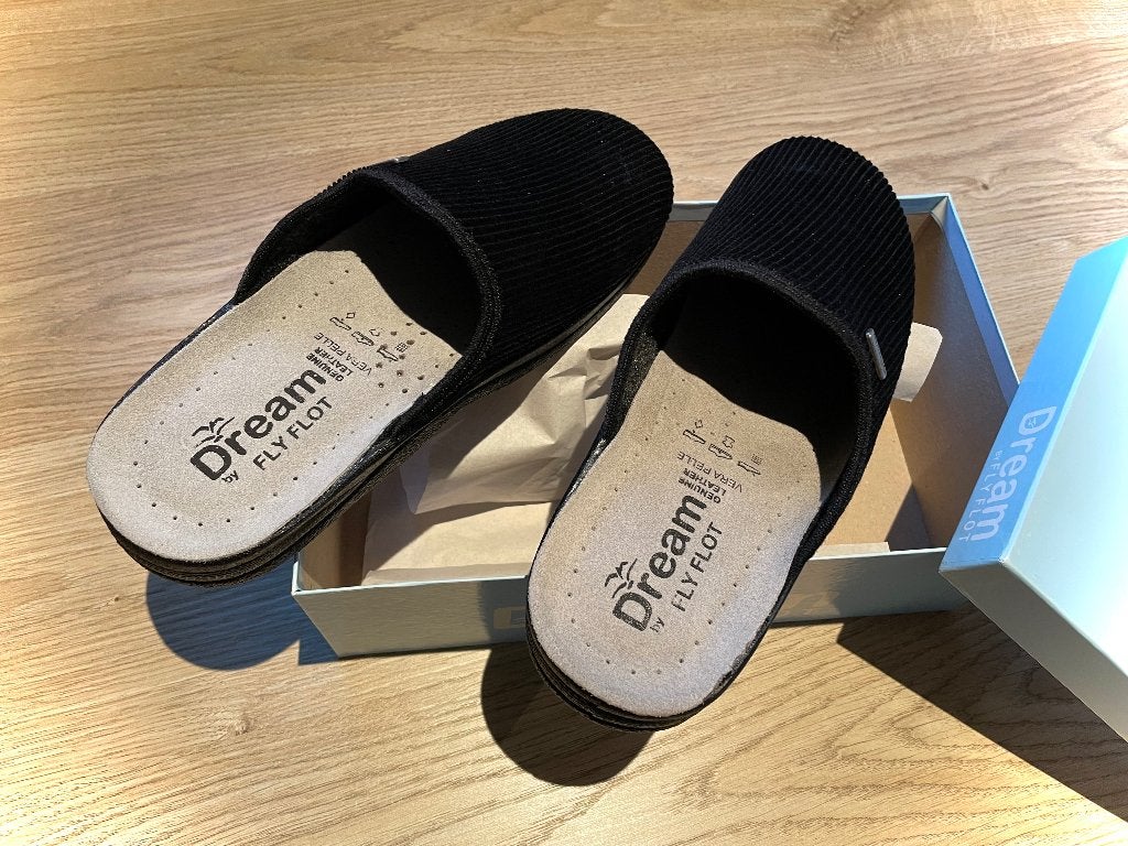 Nieuwe pantoffels Dream FlyFlot - 42, Kleding | Dames, Schoenen, Dream FlyFlot, Zwart, Nieuw, Ophalen of Verzenden