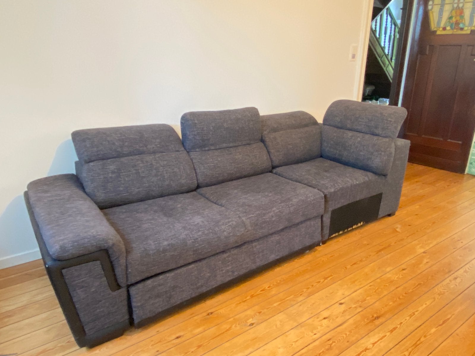 Grande Canapé lit - Fauteuil 3 place - Divan Convertible, Maison & Meubles, Canapés | Coins salons complets, Enlèvement, Utilisé