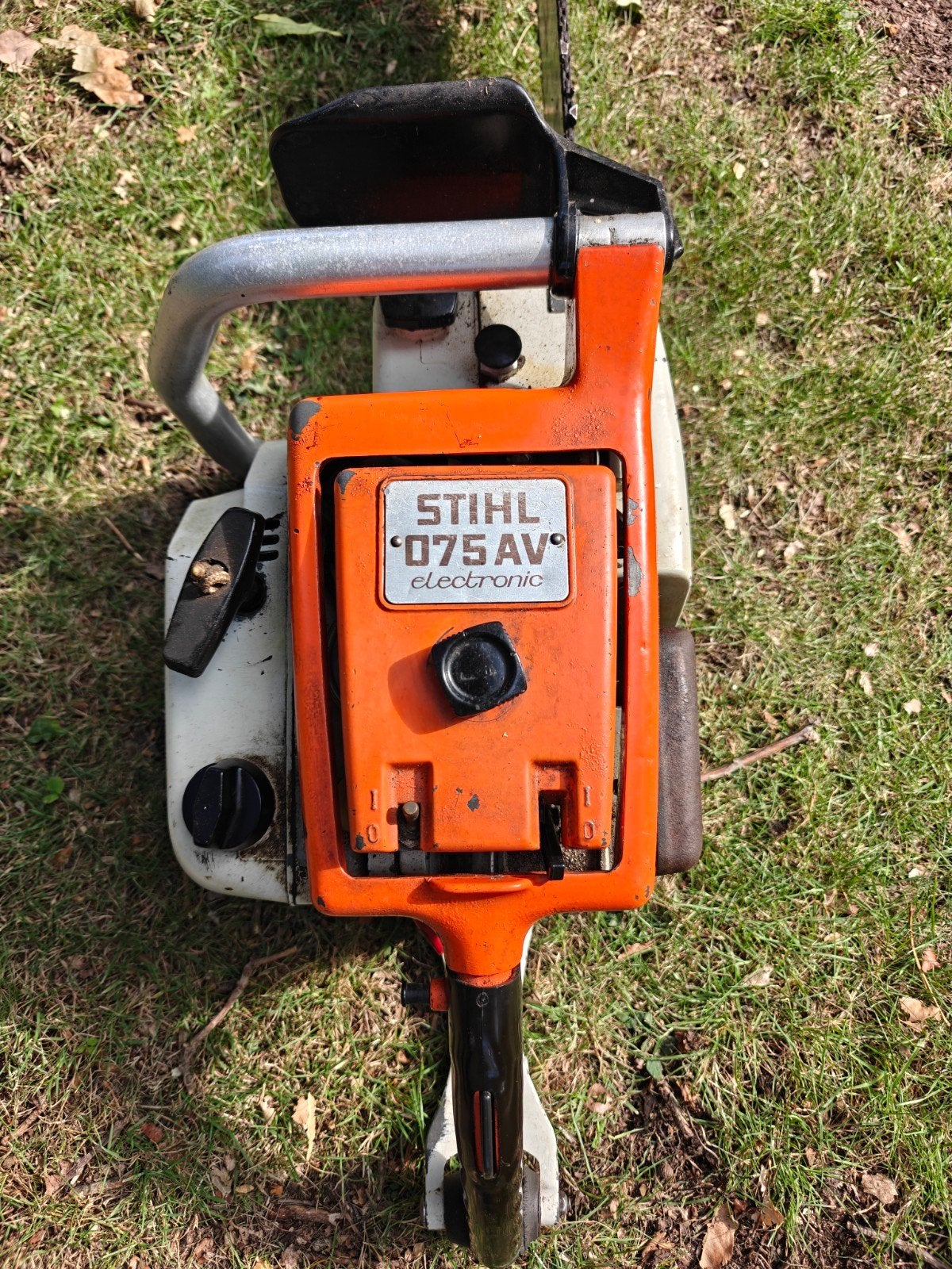 Stihl 075AV kettingzaag, Tuin en Terras, Ophalen