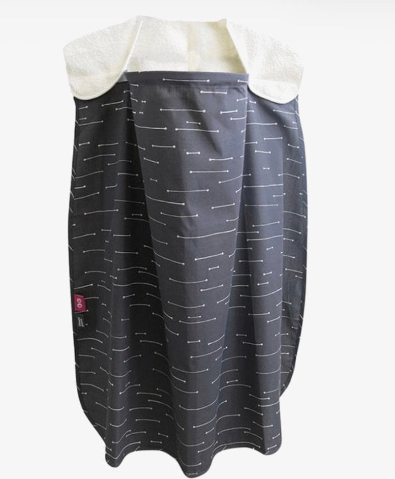Borstvoedingsdoek Simply Good - lijntjes dark grey, Enfants & Bébés, Enlèvement, Comme neuf