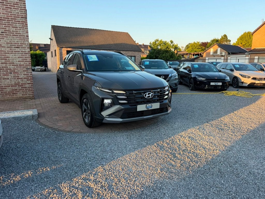Hyundai TUCSON 1.6 T-GDi STYLE DCT 150PK NIEUW MODEL 0KM, Autos, Hyundai, Argent ou Gris, Achat, Entreprise, Apple Carplay