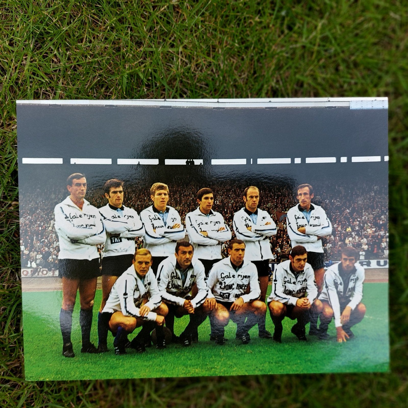 Grote fotokaart FC Brugge, Ophalen of Verzenden