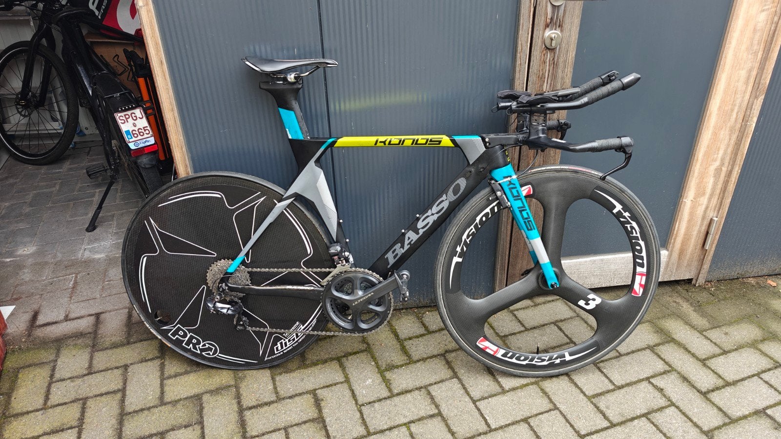 Basso konos TT, Fietsen en Brommers, Ophalen, Carbon