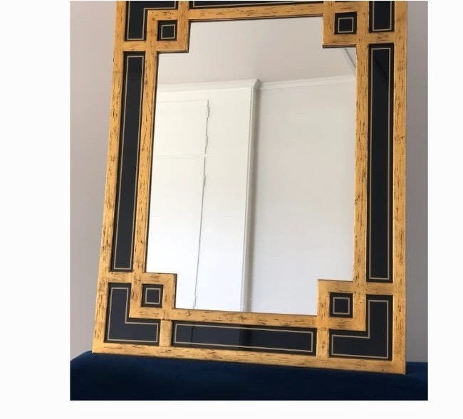 spiegel zwart goud IK ZOEK, Ophalen