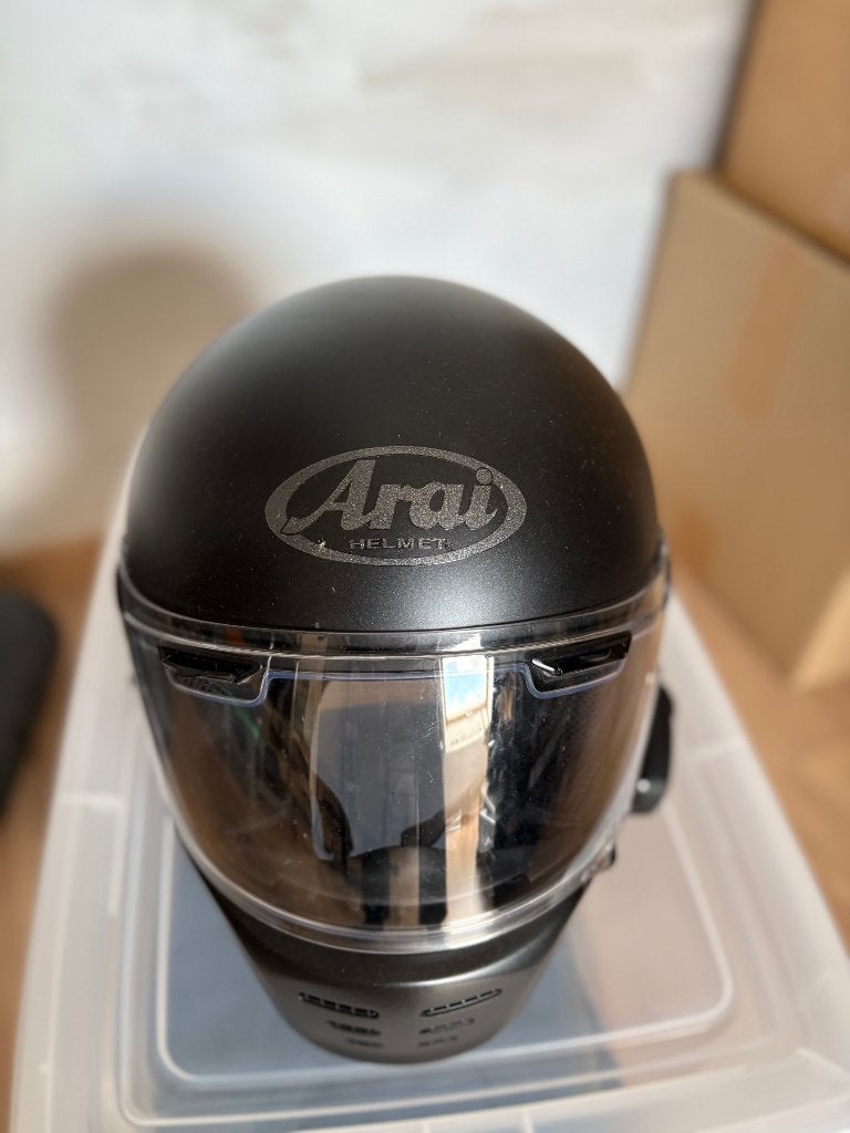 Arai moterhelm met sena headset, Ophalen, Arai, Heren, XL