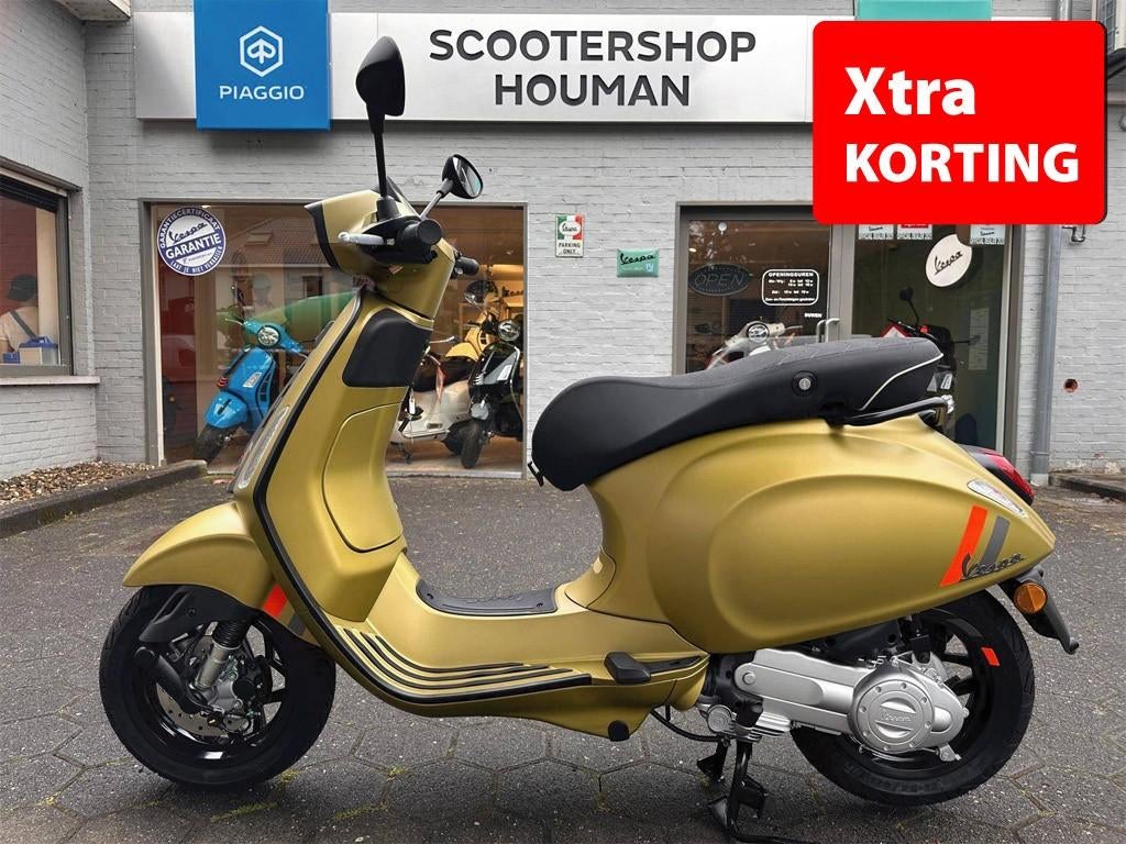Vespa Sprint S 50 cc 45Km/h AMBIZIOSO MATT (nr.290), Fietsen en Brommers, Nieuw, Vespa S, Benzine, 50 cc