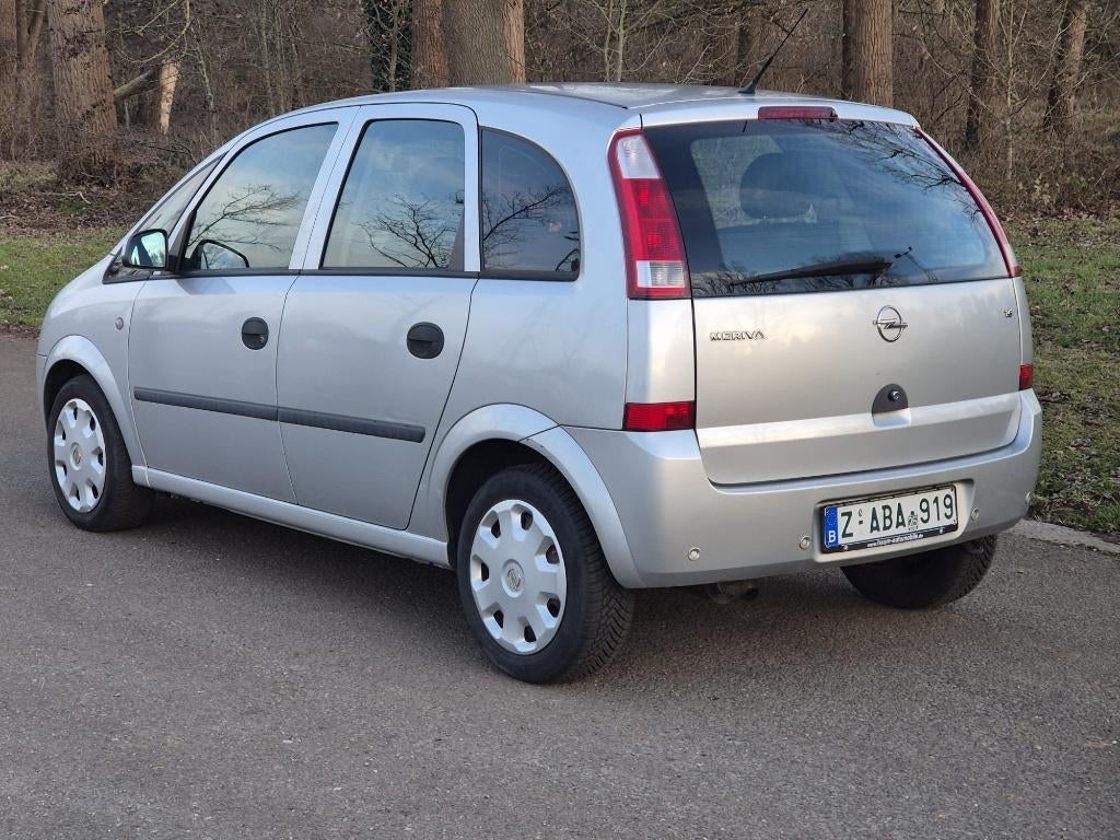 Opel Meriva - 1.6i - 2004 - 157d km - Airco – Garantie, Auto's, Opel, Voorwielaandrijving, Stof, Bedrijf, Airbags