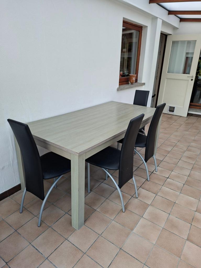 Eettafel met 4 stoelen, Huis en Inrichting, Tafels | Eettafels, Ophalen