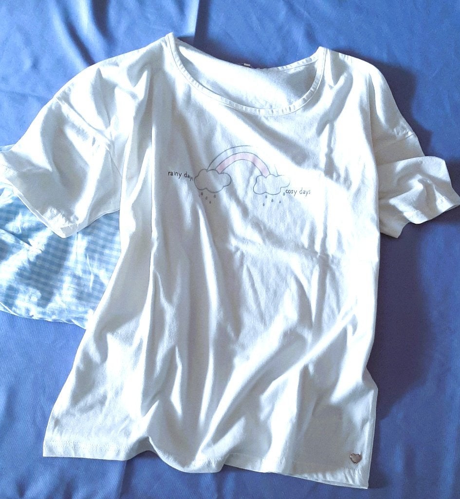 Te koop: Nieuw!!Mooie geruite short met t-shirt van"Veritas", Kleding | Dames, Pyjama's, Nieuw, Maat 42/44 (L), Ophalen