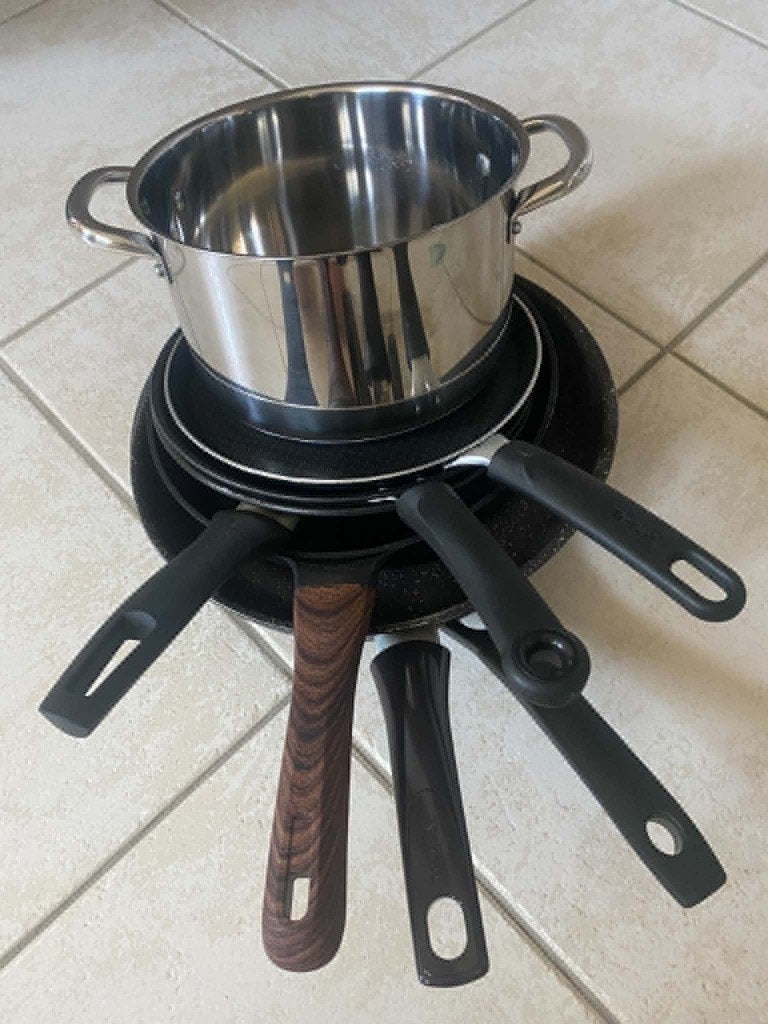 Lot poêles/crêpières/casserole, Enlèvement, Utilisé, Casserole, IKEA