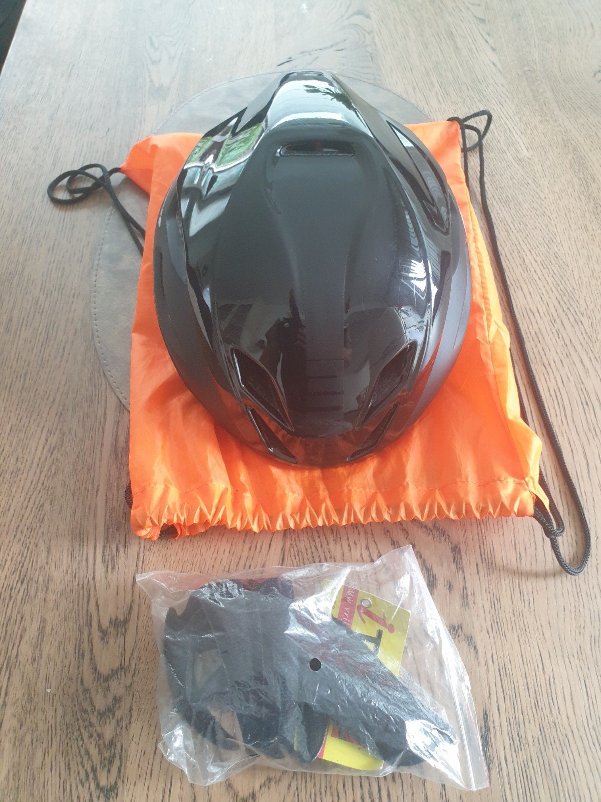 Fietshelm polisport inmold aero race (speedbike) M zwart, Fietsen en Brommers, Ophalen of Verzenden, M