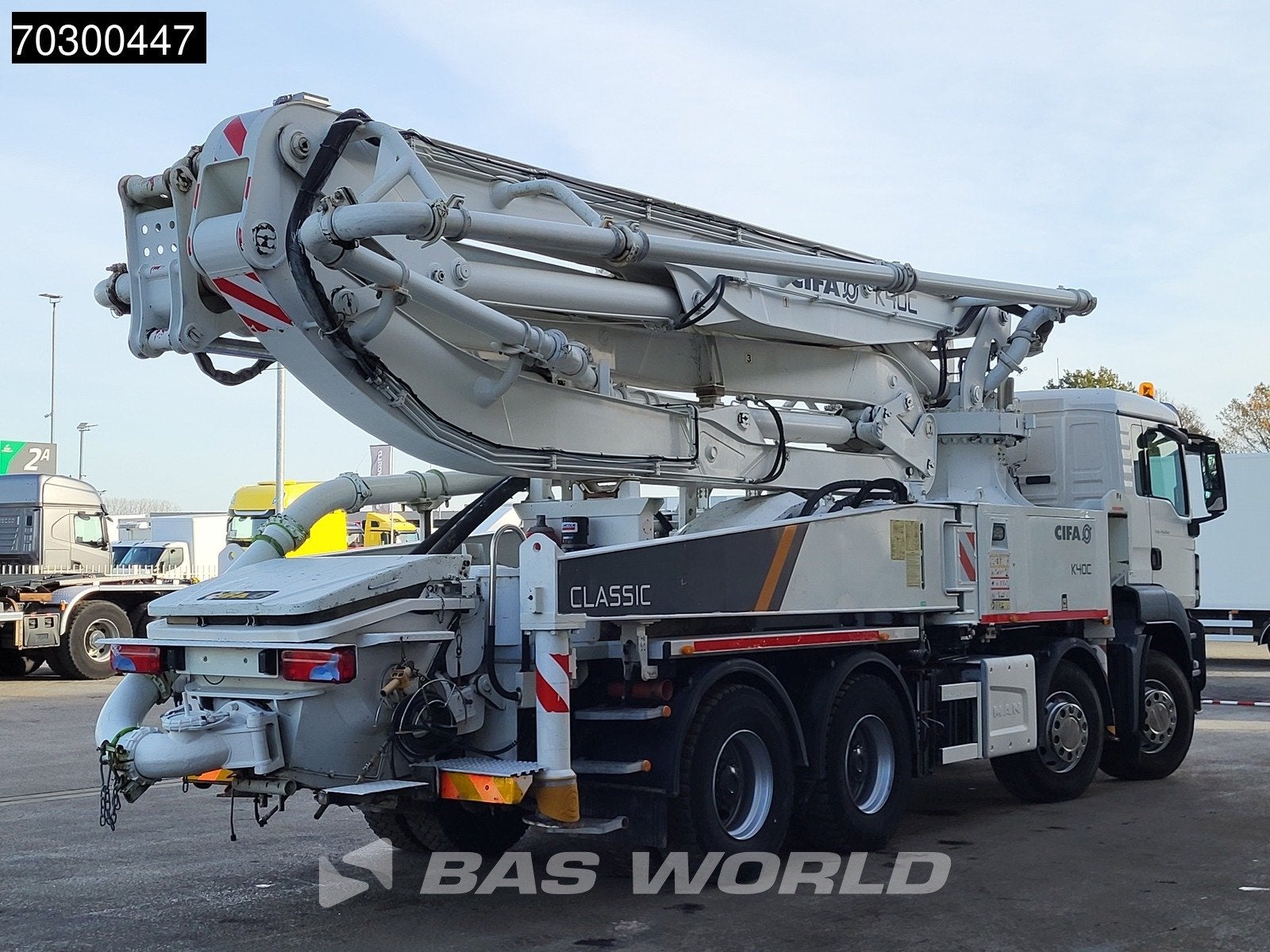 MAN TGS 41.460 8X4 CIFA K40C-PU1607 Pump 935hours! Big-Axle, 460 ch, Achat, Euro 6, Entreprise