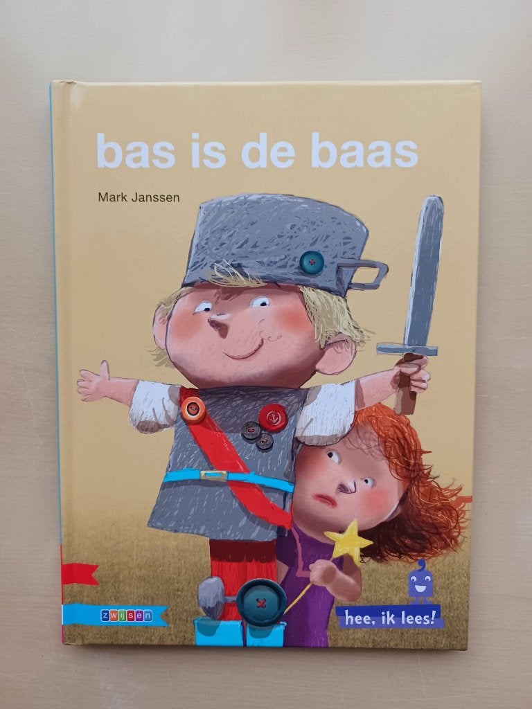 Bas is de baas - Hee, ik lees!, Garçon ou Fille, Enlèvement ou Envoi, Fiction général, Mark Janssen