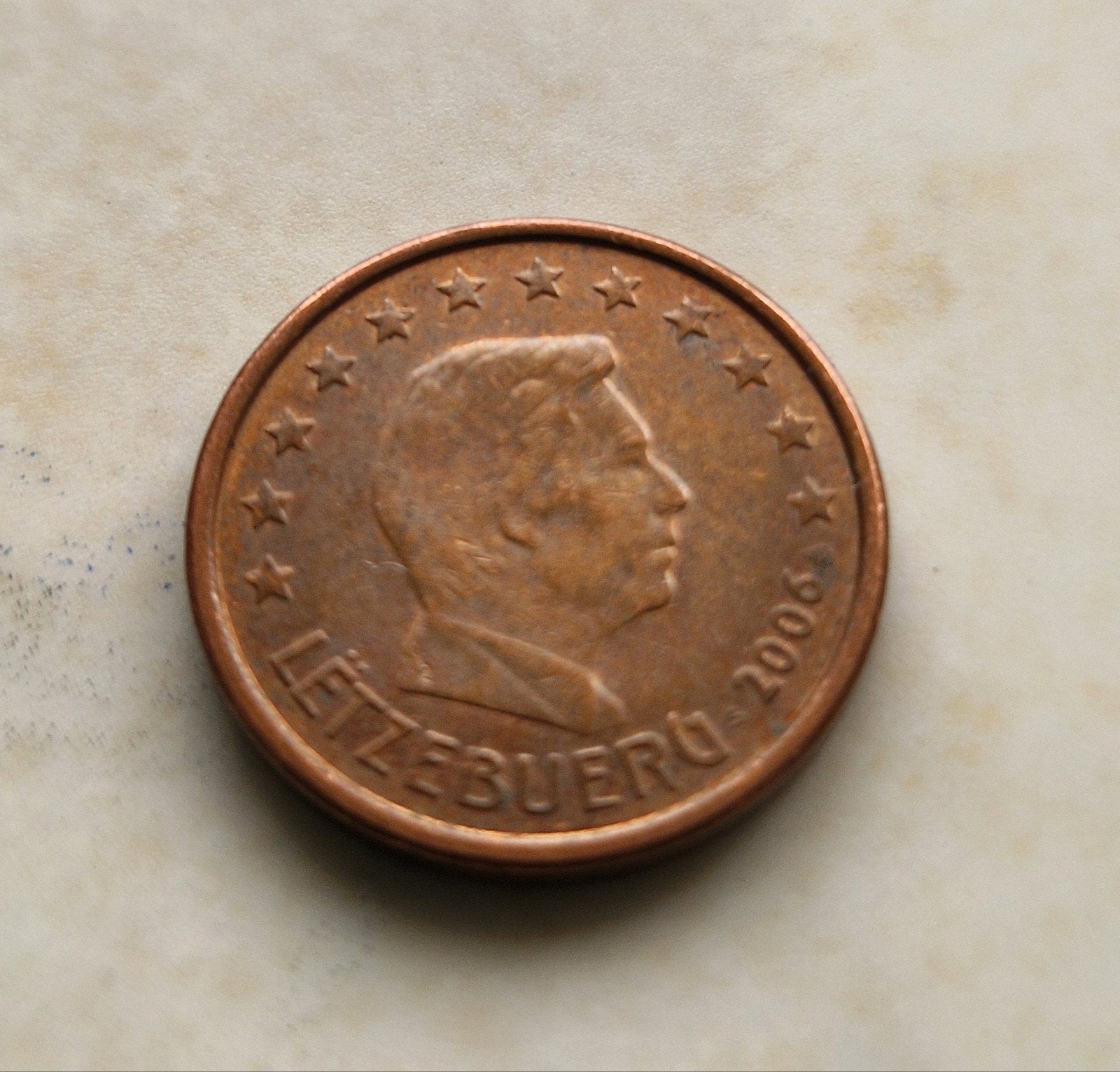 2006 Luxembourg , 1 Euro Cent Coin, Postzegels en Munten, Munten | België, Ophalen of Verzenden