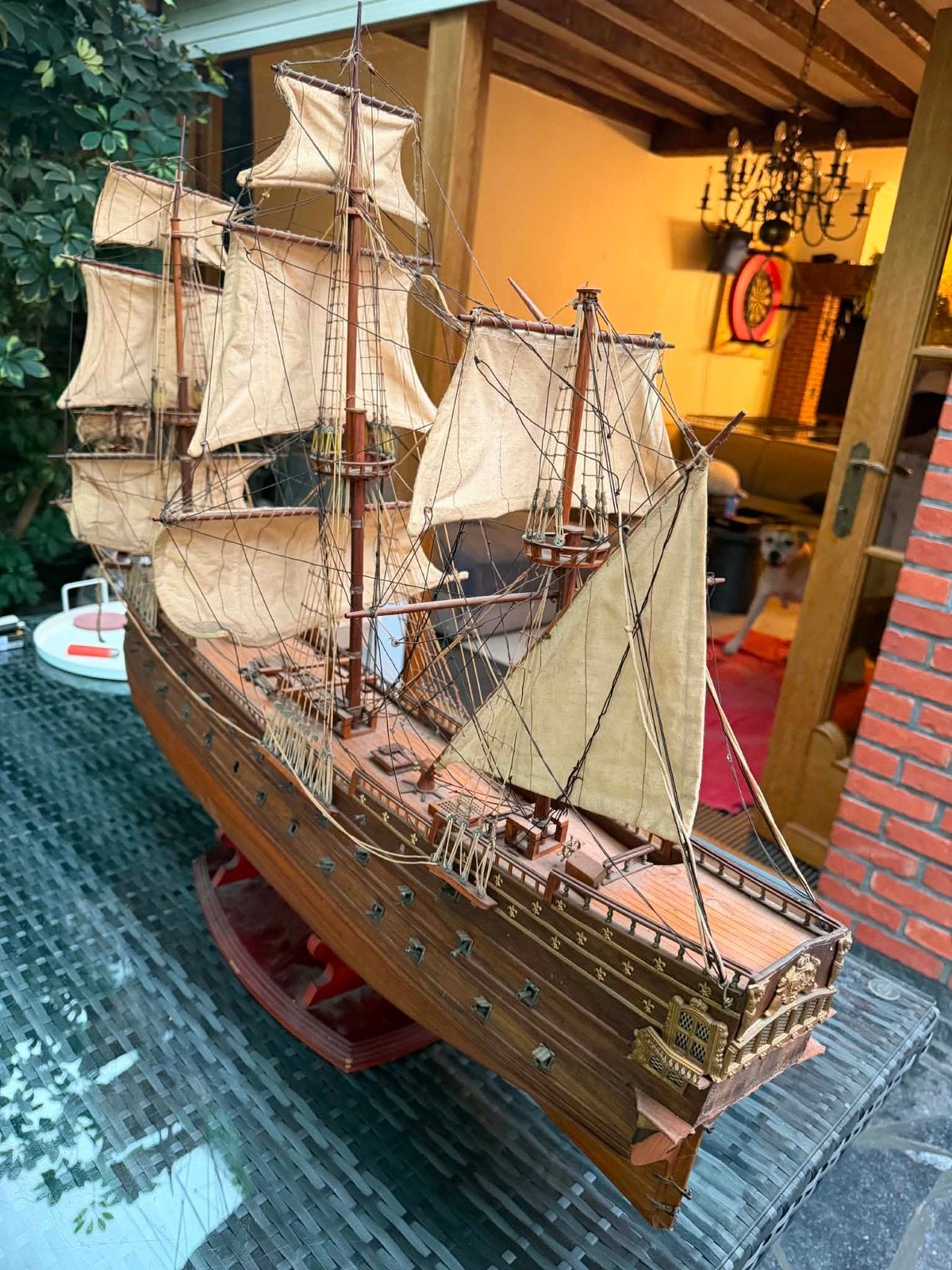 Te koop. Hand gemaakte oorlogsschip van de 18de eeuw, Enlèvement, Utilisé