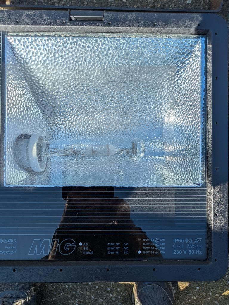 terreinverlichting, Ophalen, Gebruikt, Lamp met armatuur