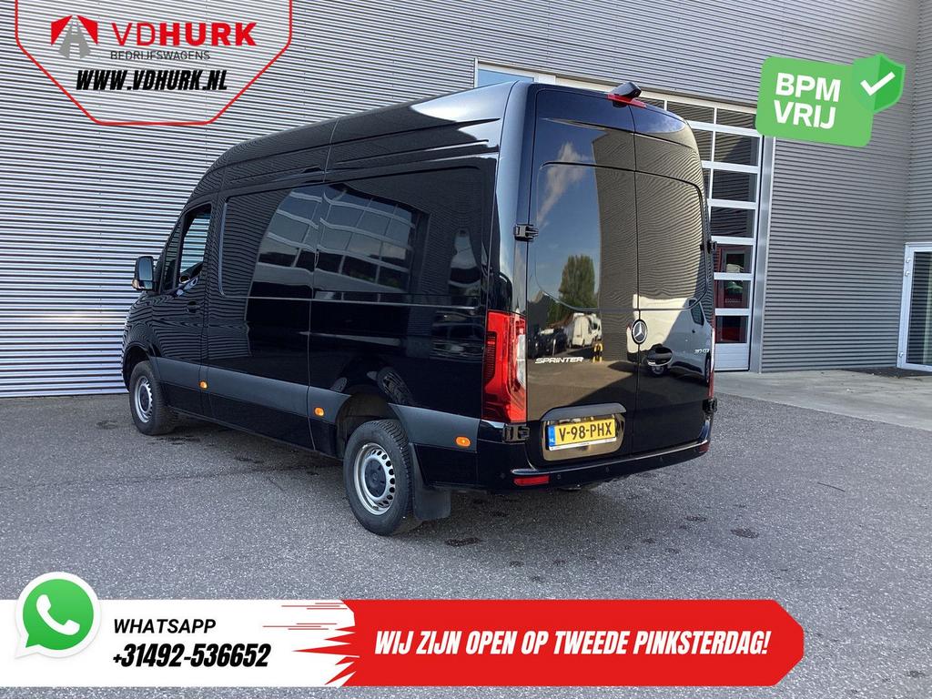 Mercedes-Benz Sprinter 317 CDI Aut. L2H2 3.5t Trekverm./ LED, Auto's, Bestelwagens en Lichte vracht, Automaat, Zwart, Mercedes-Benz