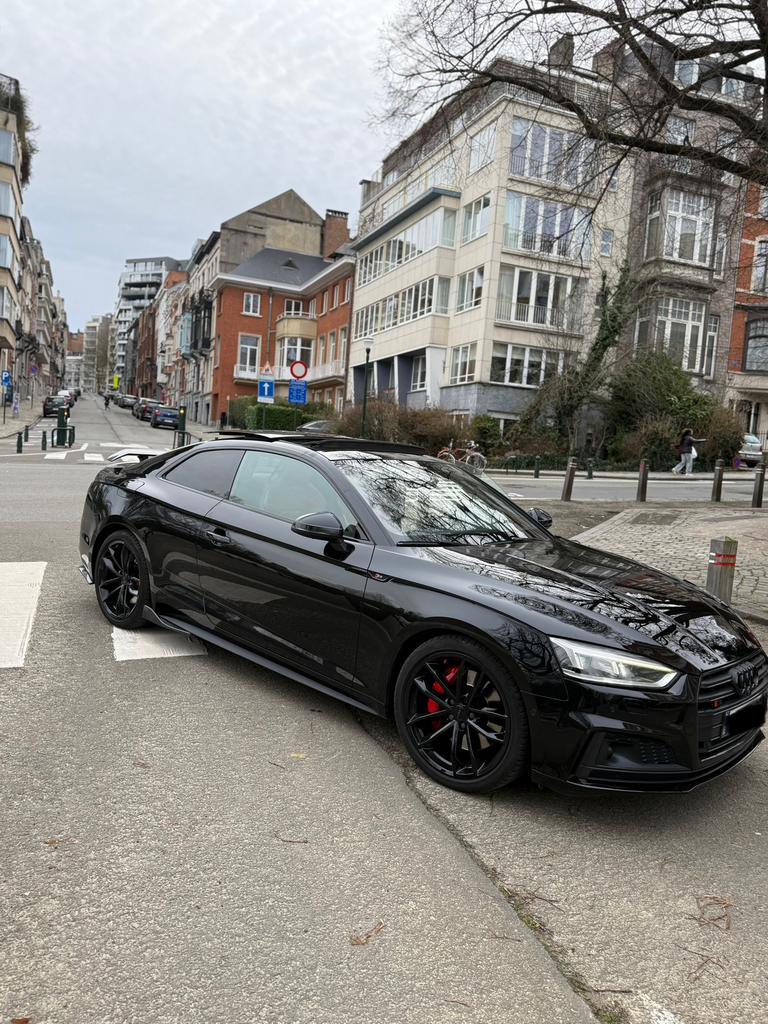 Audi S5 3.0 V6 TFSI Quattro, Auto's, Audi, Automaat, Alcantara, Zwart, Overige kleuren