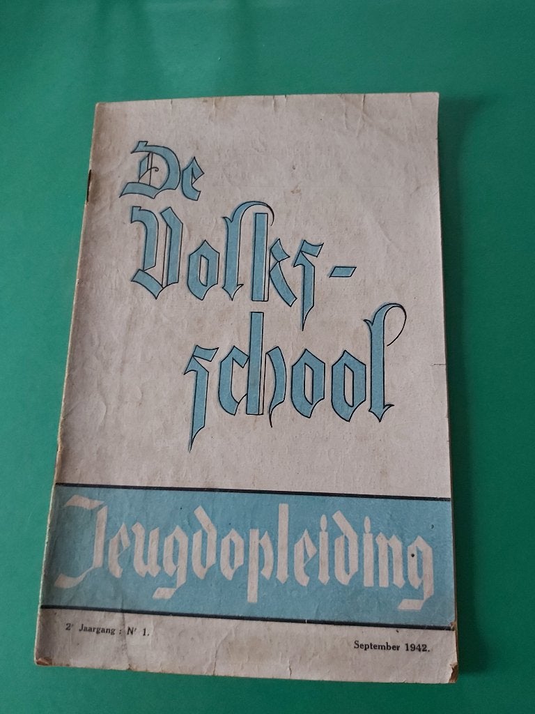 Vlaanderen Bezetting Vakbond Unie Onderwijs School DeVlag, Ophalen of Verzenden, Maatschappij en Samenleving