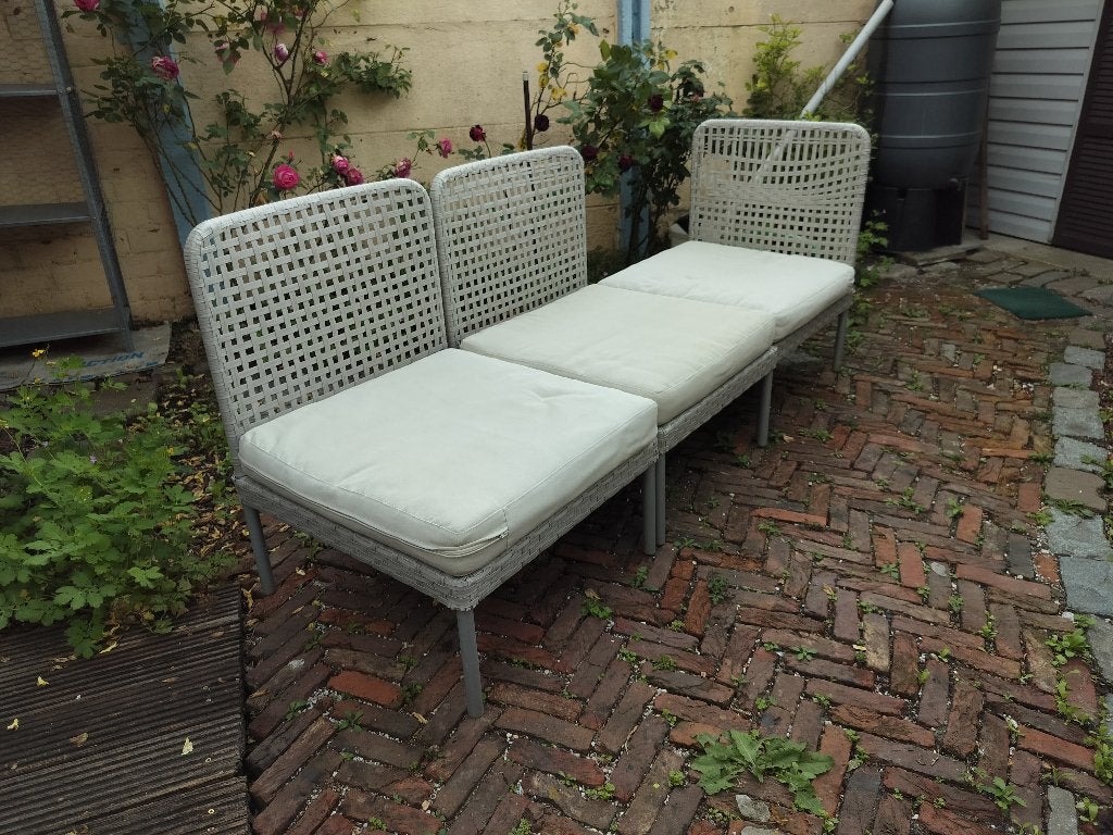Tuinstoelen, Tuin en Terras, Ophalen, Gebruikt, 3 zitplaatsen, Loungeset