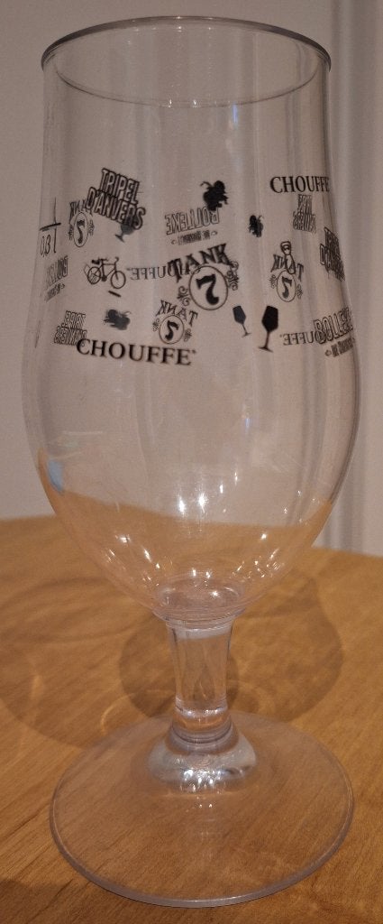 1 onbreekbaar 33 cl bierglas/festivalglas, Ophalen of Verzenden, Zo goed als nieuw, Glas of Glazen, Overige merken