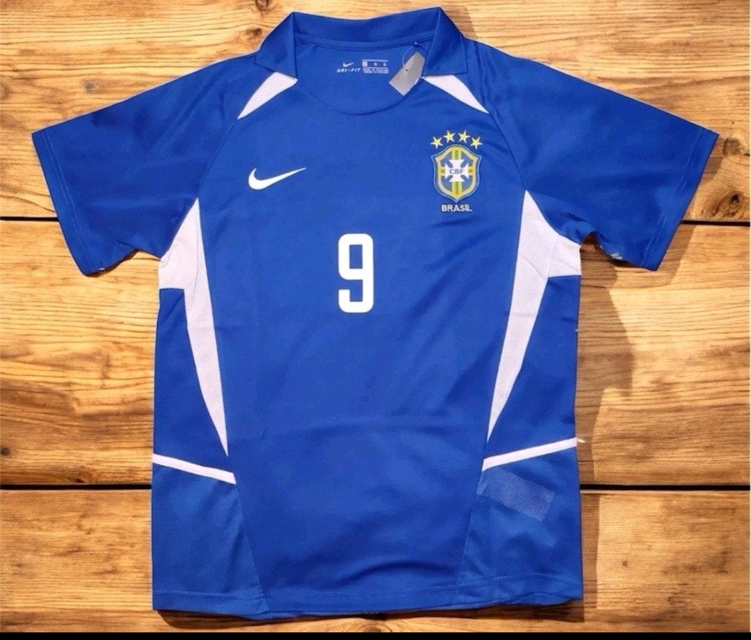 Brazilië Ronaldo Voetbalshirt Origineel WorldCup 2002, Verzenden