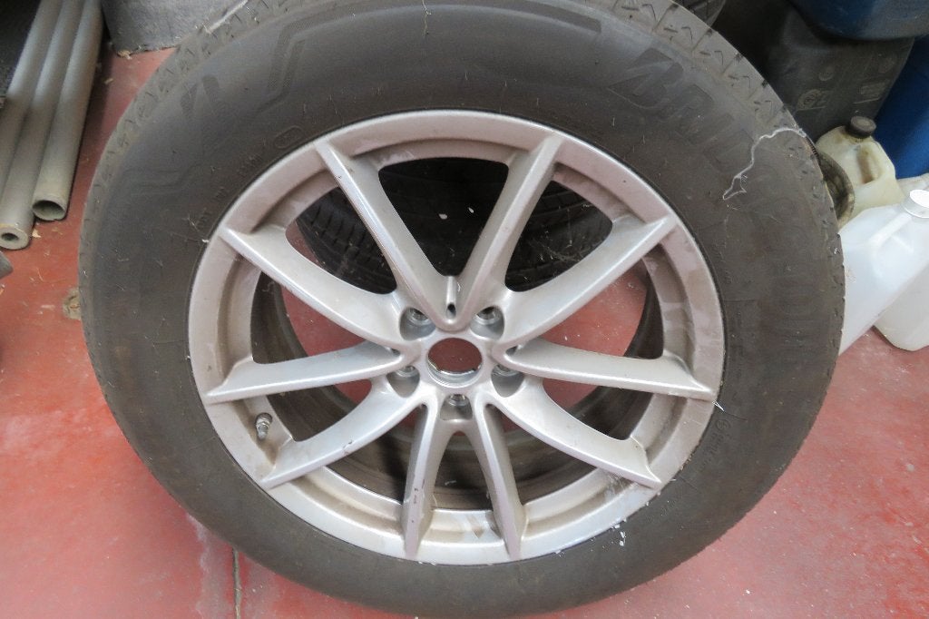Jantes BMW X3 Alu avec pneus d'été, Autos : Pièces & Accessoires, Pneus été, Enlèvement, Utilisé, 225 mm